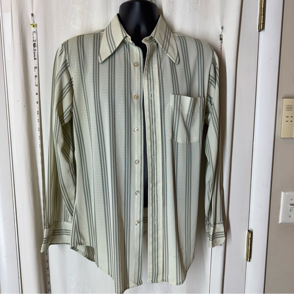 Vintage Career Club Striped Shirt